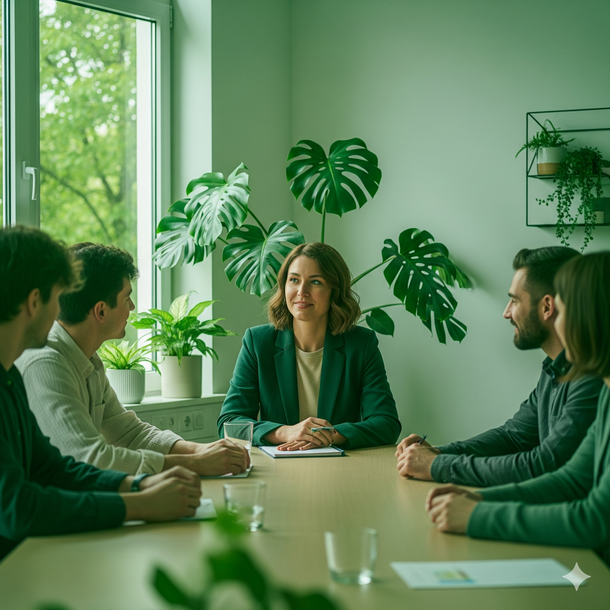 Leader tipo colore verde